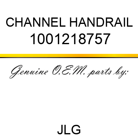 CHANNEL HANDRAIL 1001218757