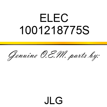 ELEC 1001218775S
