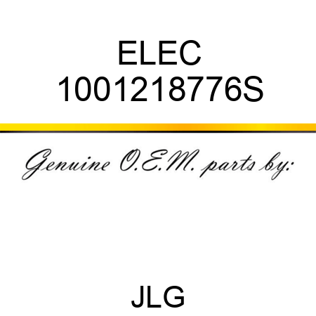 ELEC 1001218776S
