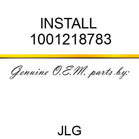 INSTALL  1001218783