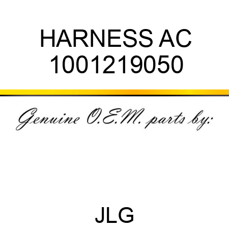 HARNESS AC 1001219050