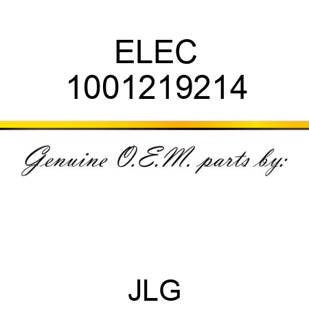 ELEC 1001219214