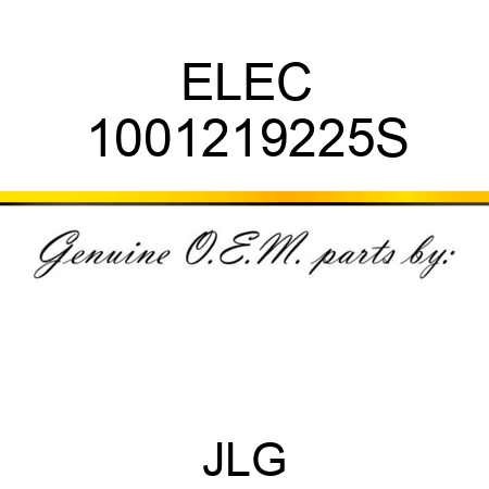 ELEC 1001219225S