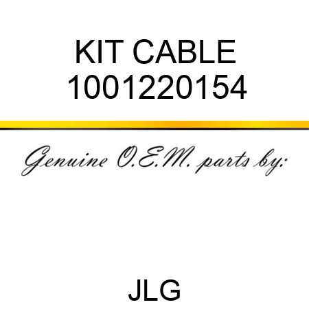 KIT CABLE 1001220154