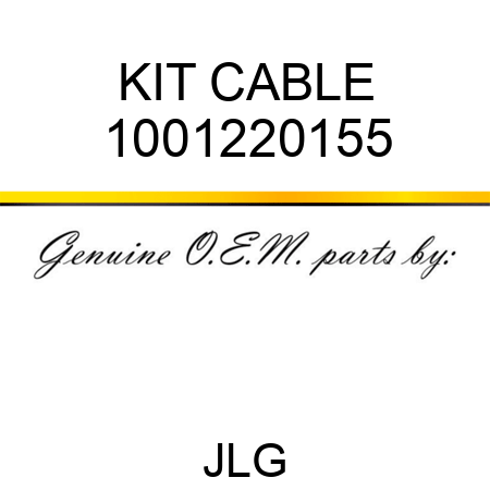 KIT CABLE 1001220155