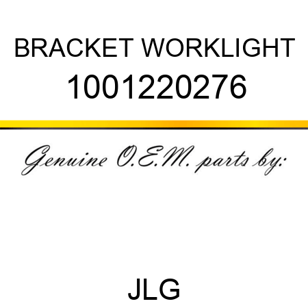 BRACKET WORKLIGHT 1001220276