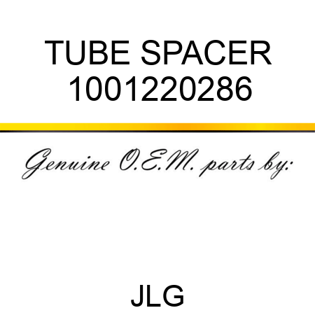 TUBE SPACER 1001220286