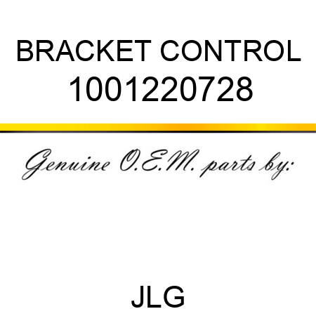 BRACKET CONTROL 1001220728