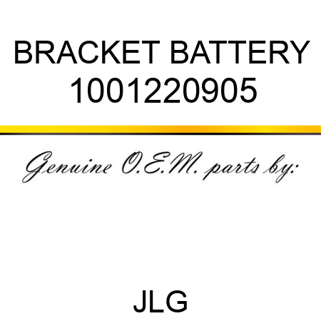 BRACKET BATTERY 1001220905