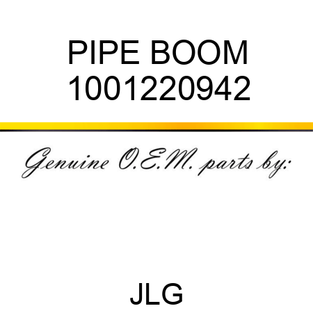 PIPE BOOM 1001220942
