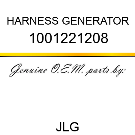 HARNESS GENERATOR 1001221208