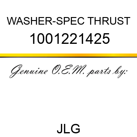 WASHER-SPEC THRUST 1001221425