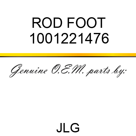 ROD FOOT 1001221476