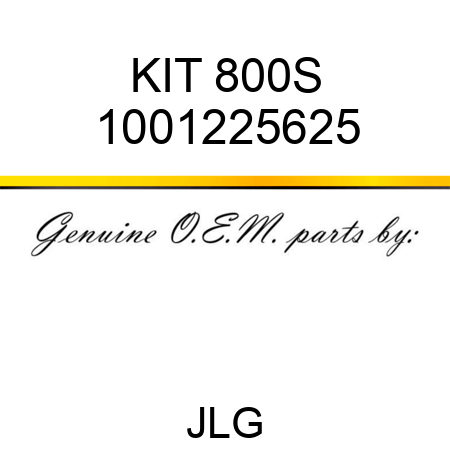 KIT 800S 1001225625