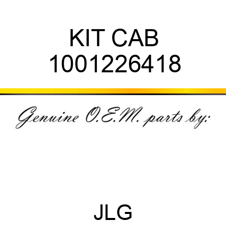 KIT CAB 1001226418