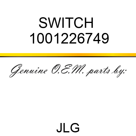 SWITCH  1001226749