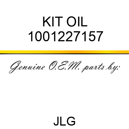 KIT OIL 1001227157