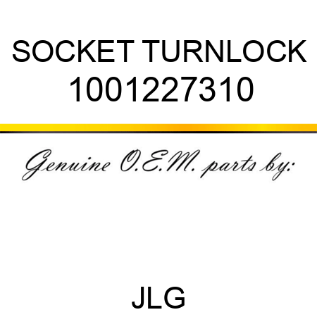 SOCKET TURNLOCK 1001227310