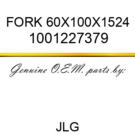 FORK 60X100X1524 1001227379