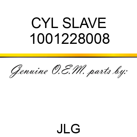 CYL SLAVE 1001228008