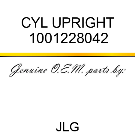 CYL UPRIGHT 1001228042