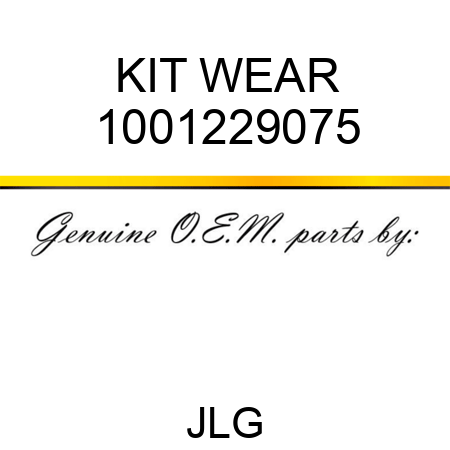 KIT WEAR 1001229075