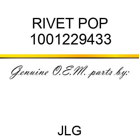 RIVET POP 1001229433
