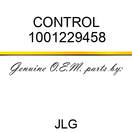 CONTROL 1001229458