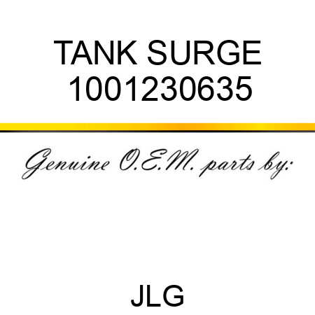TANK SURGE 1001230635
