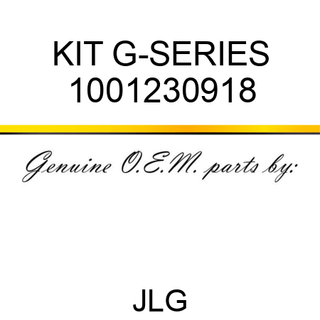 KIT G-SERIES 1001230918
