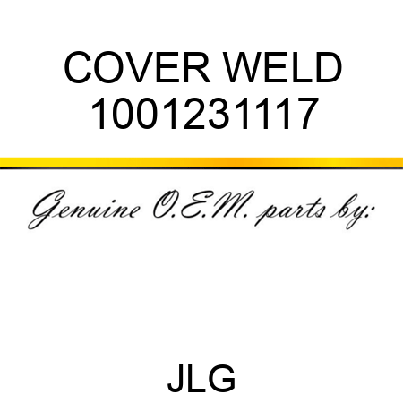 COVER WELD 1001231117