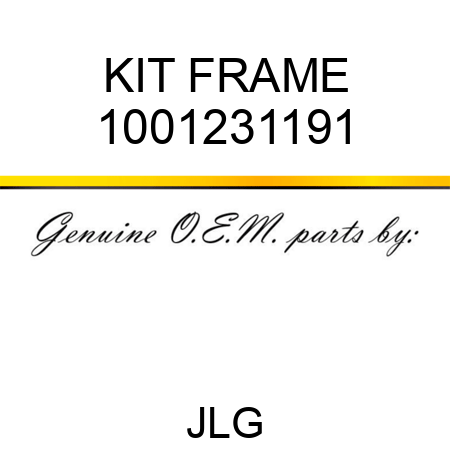 KIT FRAME 1001231191