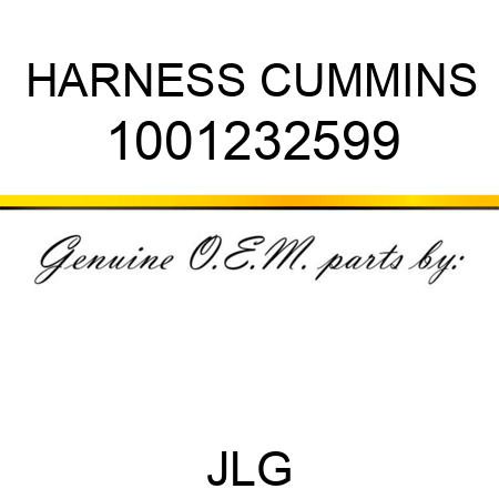 HARNESS CUMMINS 1001232599