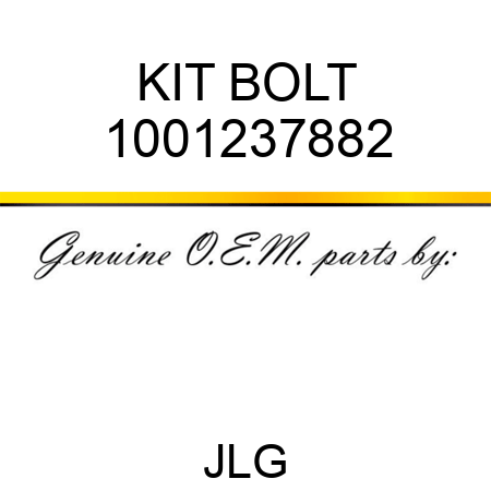 KIT BOLT 1001237882