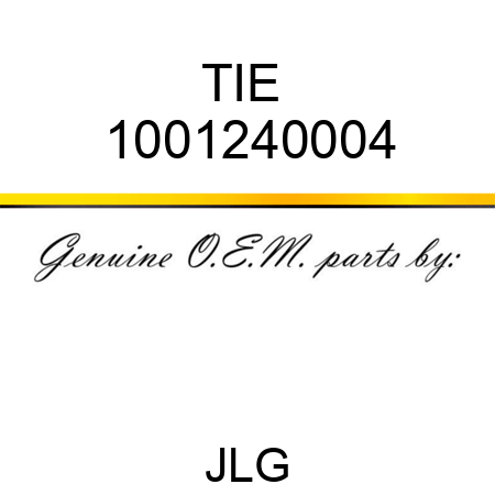 TIE  1001240004