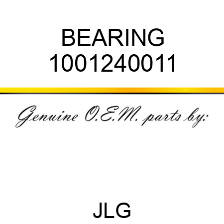 BEARING 1001240011