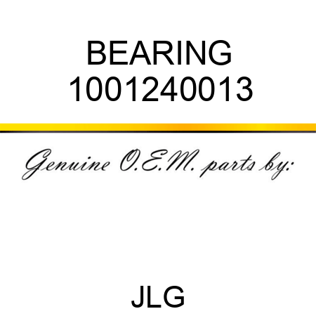 BEARING 1001240013