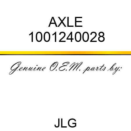 AXLE 1001240028