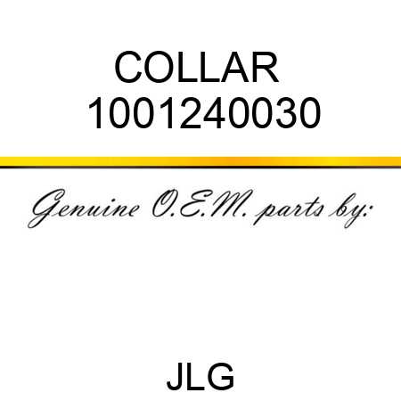 COLLAR  1001240030