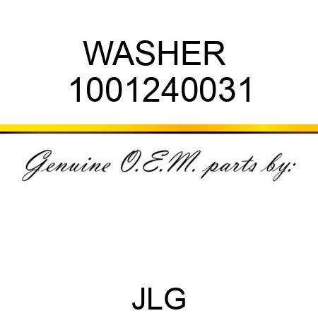 WASHER  1001240031