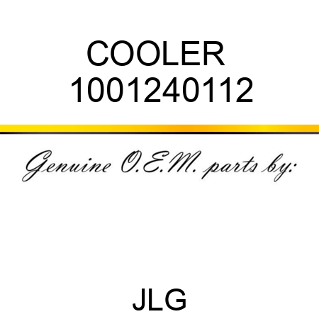 COOLER  1001240112