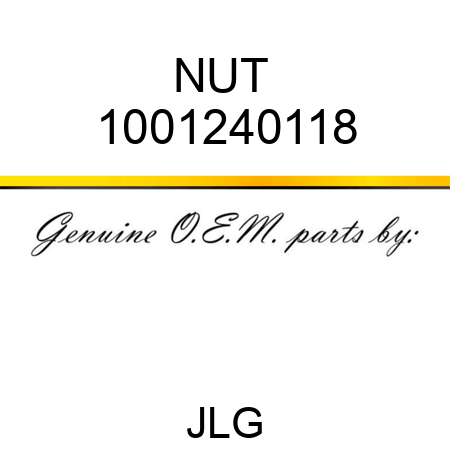 NUT  1001240118