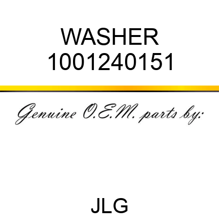 WASHER 1001240151