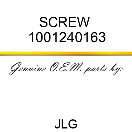 SCREW  1001240163