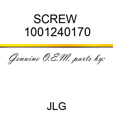 SCREW  1001240170