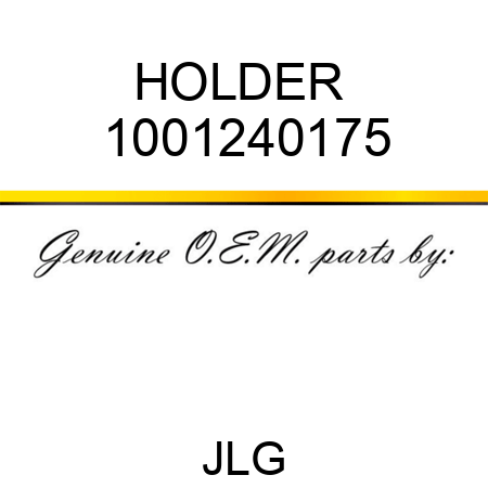HOLDER  1001240175