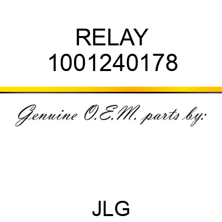 RELAY 1001240178