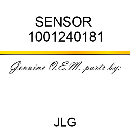 SENSOR  1001240181