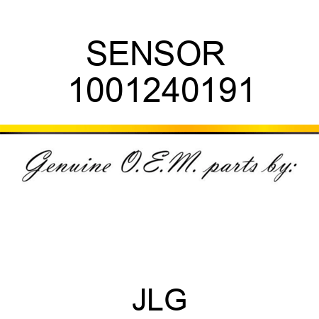 SENSOR  1001240191