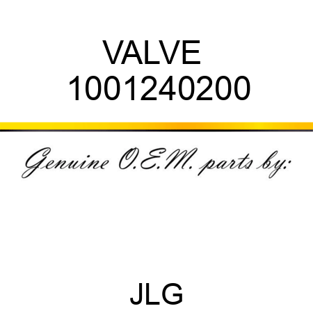 VALVE  1001240200